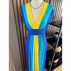 Cameo blue maxi dress size small size tag missing beach dress